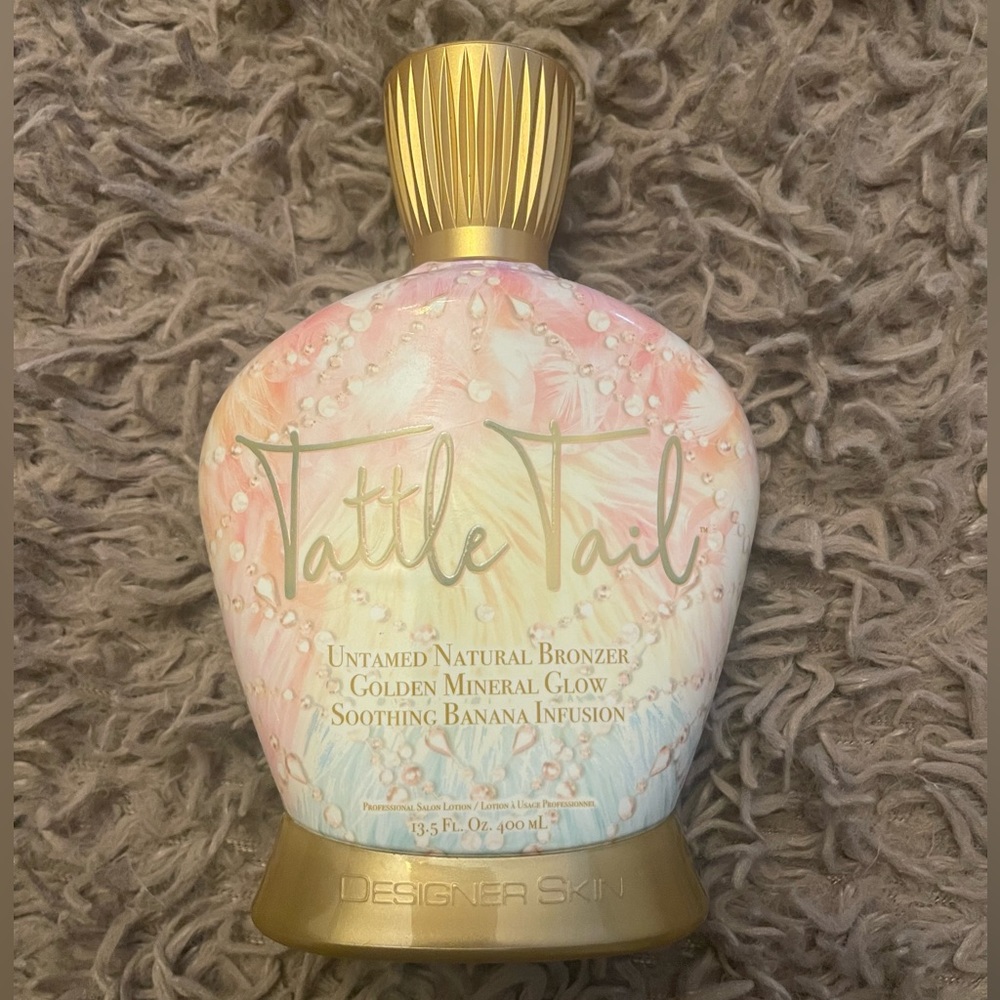 Tanning lotion, used once.